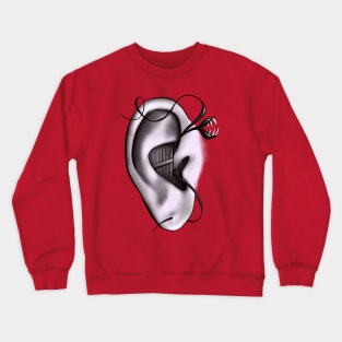 Ear Monster Weird Art Crewneck Sweatshirt